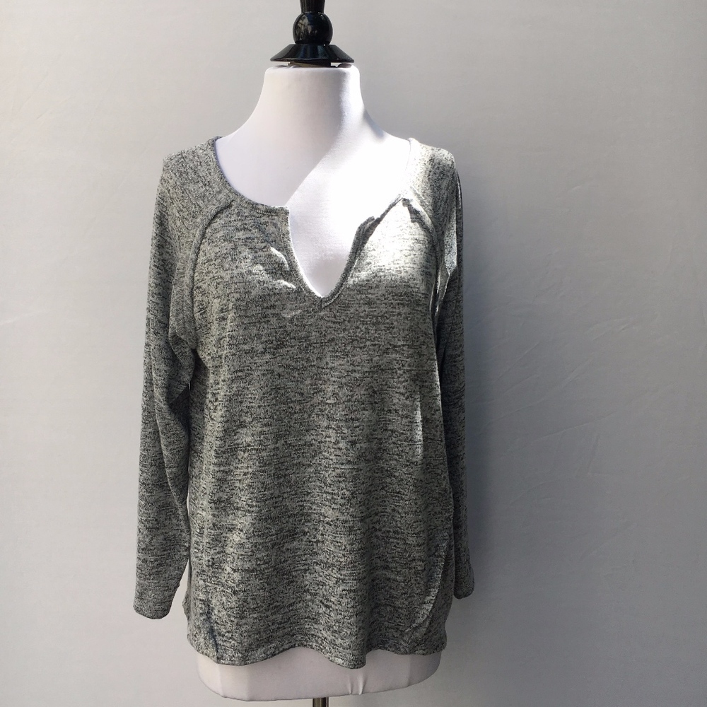 LAVENDER FIELD Long Sleeve Tunic Size L